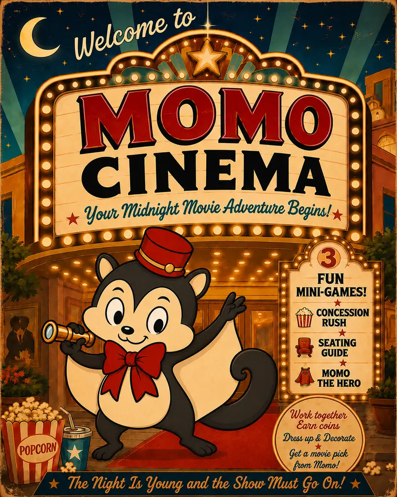 Momo Cinema game key visual
