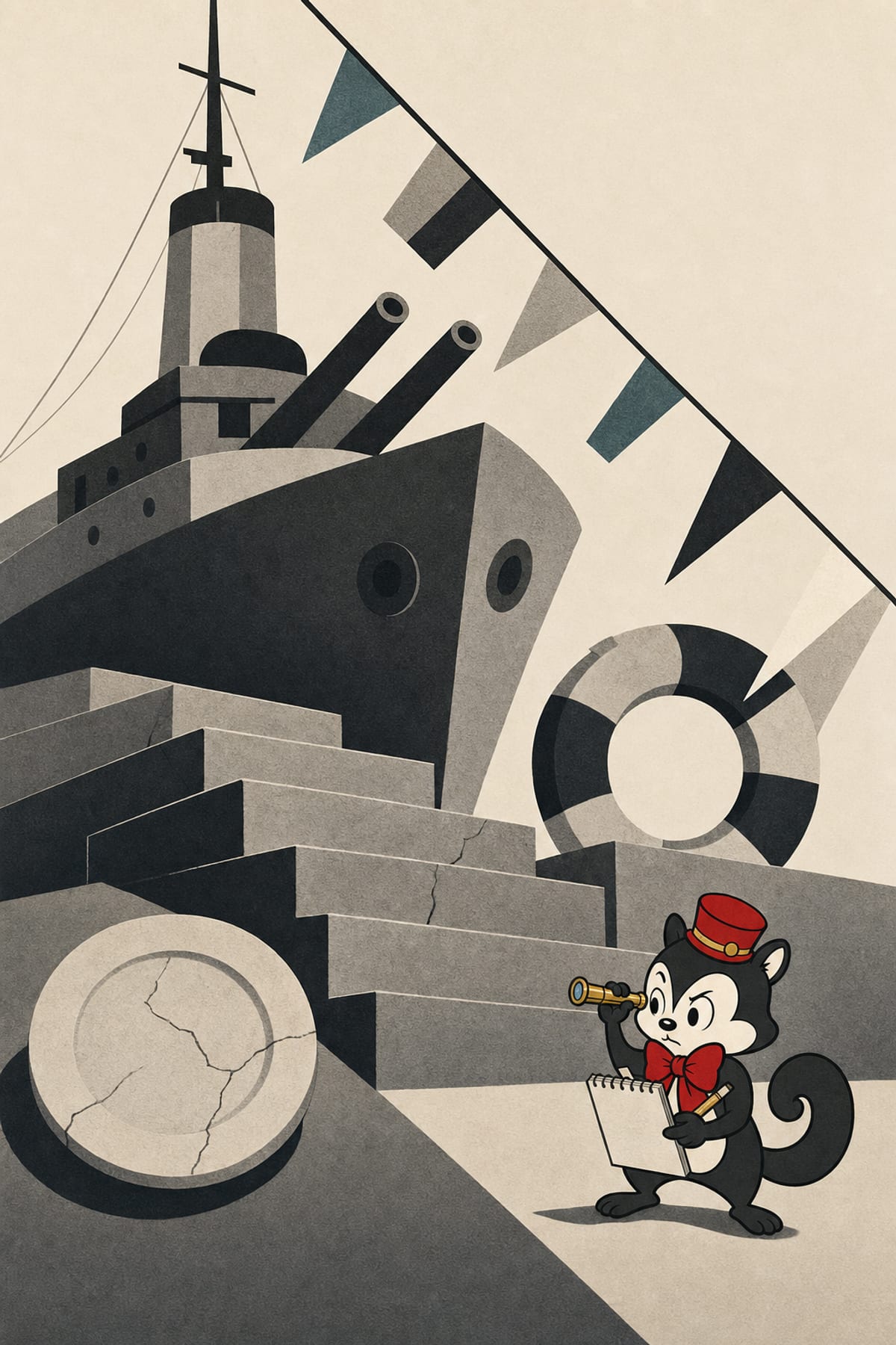 Original Monocurator collage for Battleship Potemkin
