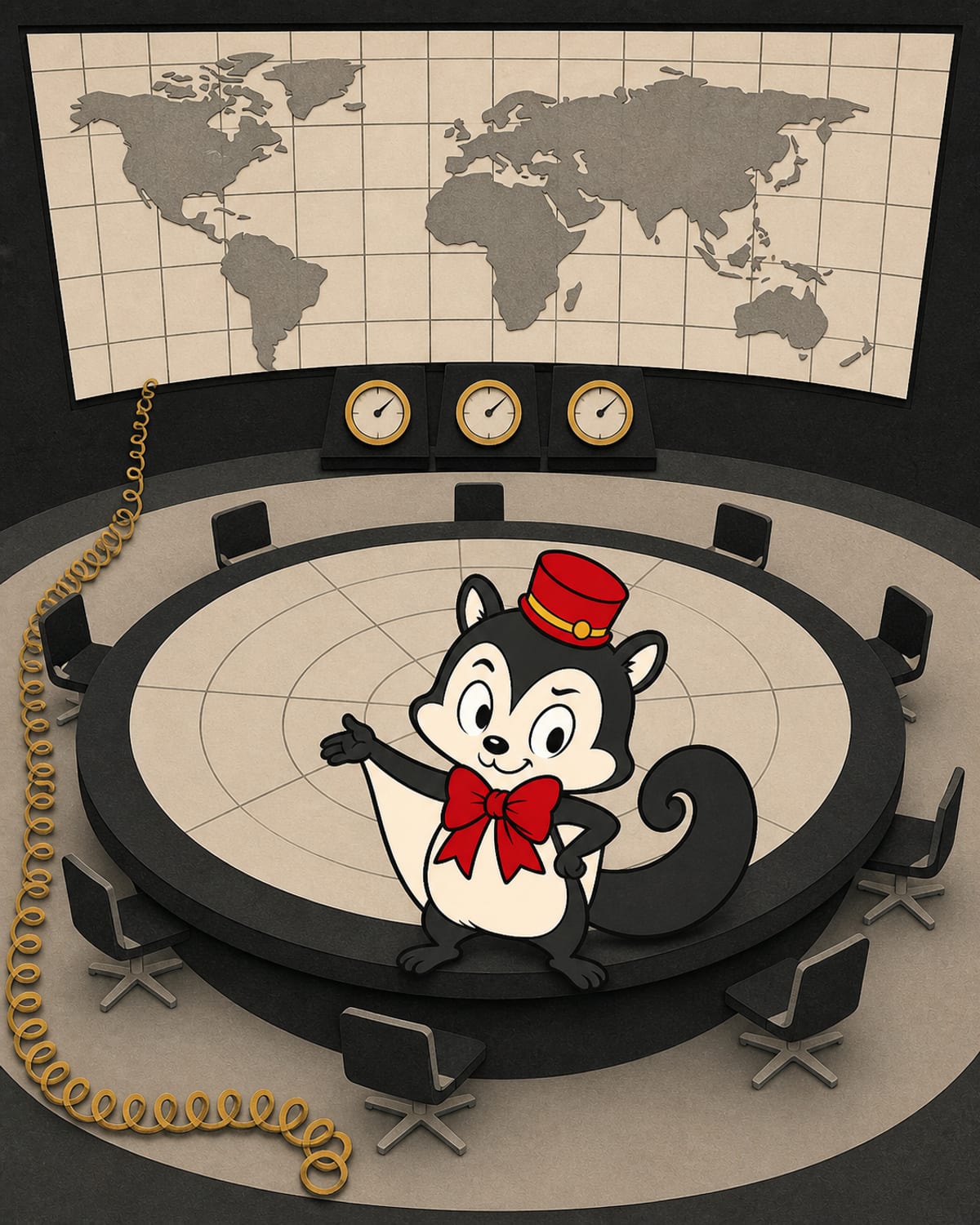 Original Monocurator collage for Dr. Strangelove