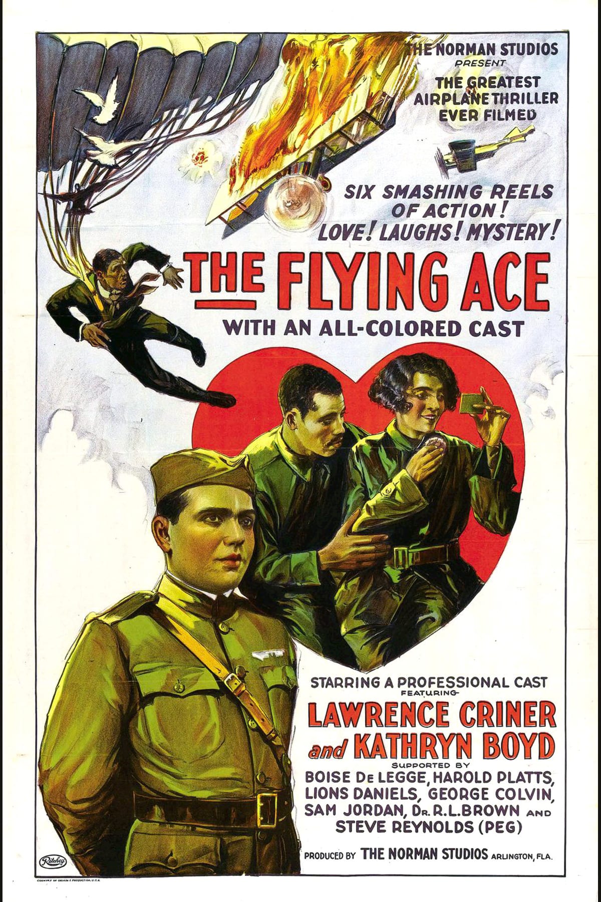 1926 theatrical poster for The Flying Ace